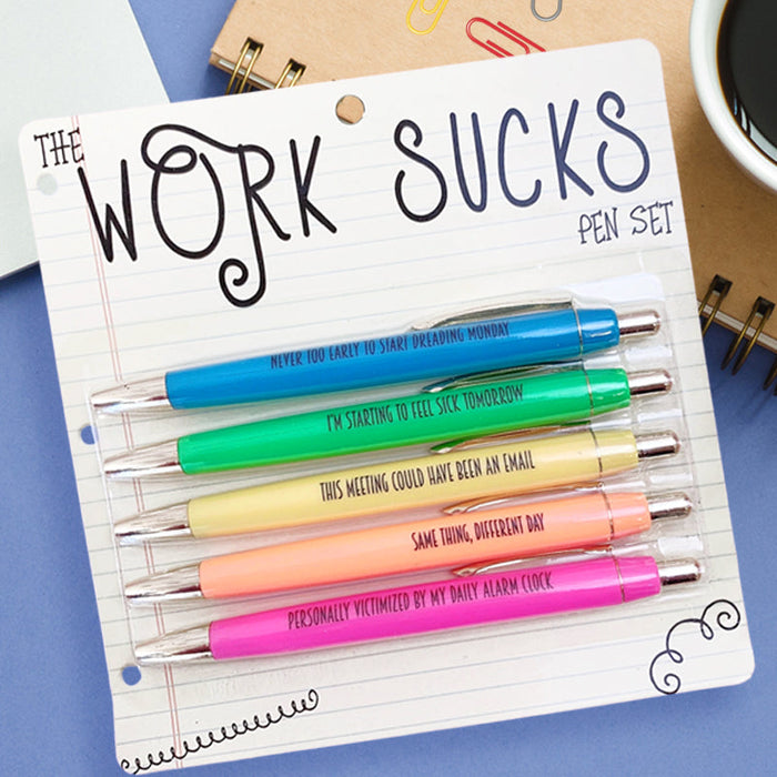 Inappropriate Work Pen Set