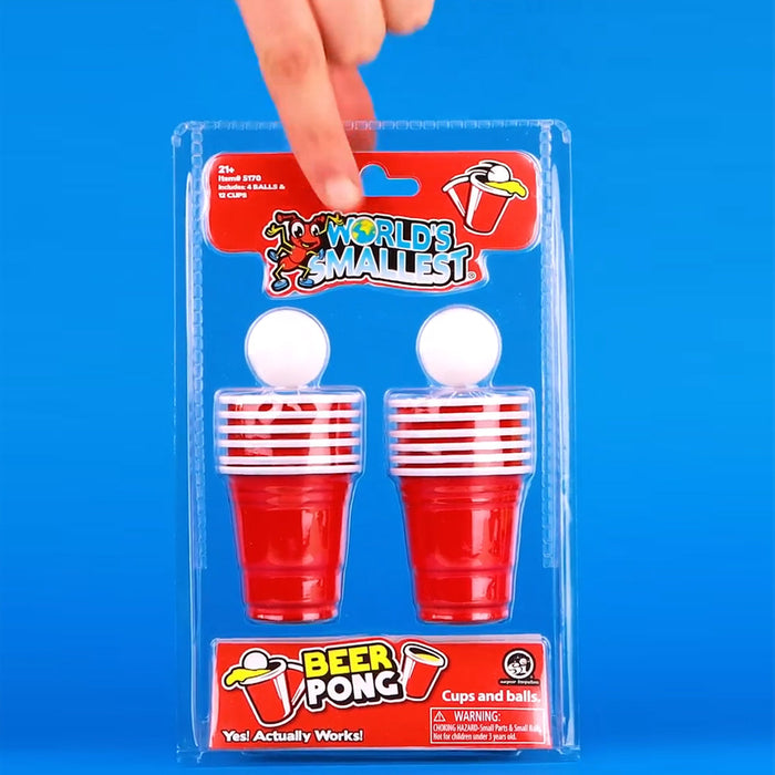 World's Smallest Beer Pong by Super Impulse - Drinking Game