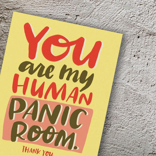 You Are My Human Panic Room Friendship Card - Emily McDowell & Friends