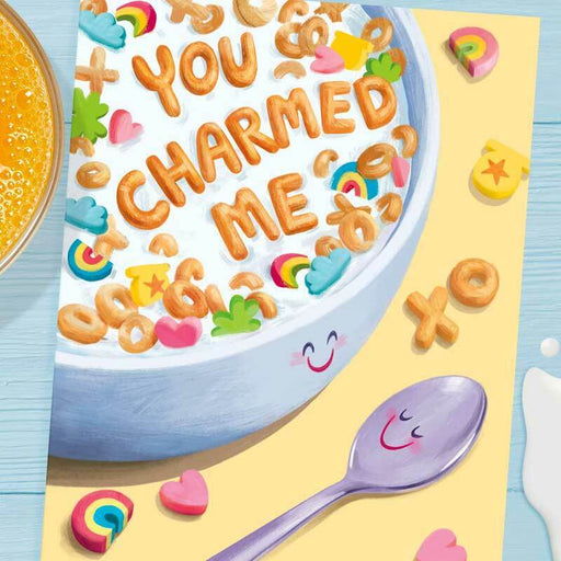 You Charmed Me Greeting Card - Mudsplash Studios
