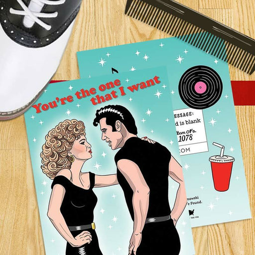 You're the One That I Want Grease Greeting Card - The Found